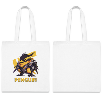 100% Cotton Canvas Tote Bag | Mascot-Penguin-003