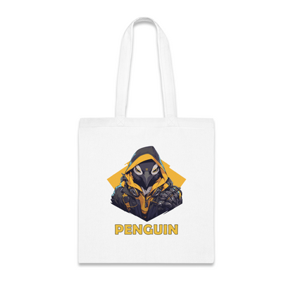 100% Cotton Canvas Tote Bag | Mascot-Penguin-004