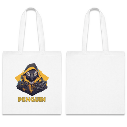 100% Cotton Canvas Tote Bag | Mascot-Penguin-004