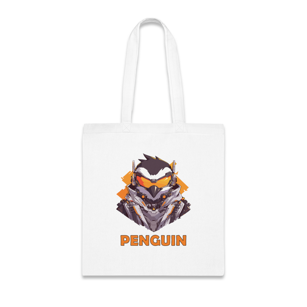 100%纯棉帆布手提袋 | Mascot-Penguin-007
