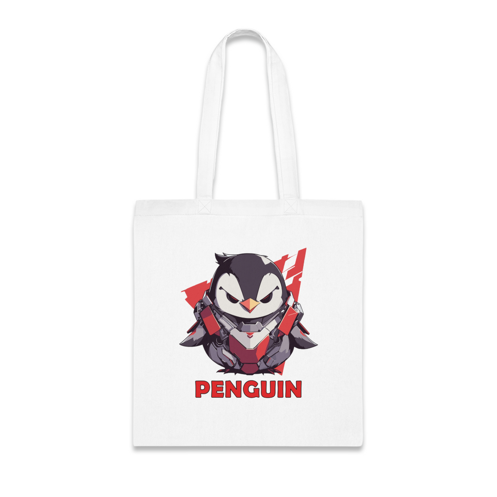 100%纯棉帆布手提袋 | Mascot-Penguin-010