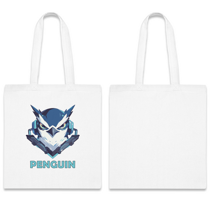 100% Cotton Canvas Tote Bag | Mascot-Penguin-011