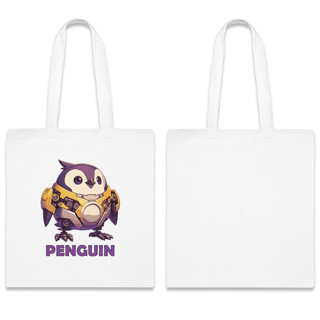100%纯棉帆布手提袋 | Mascot-Penguin-013