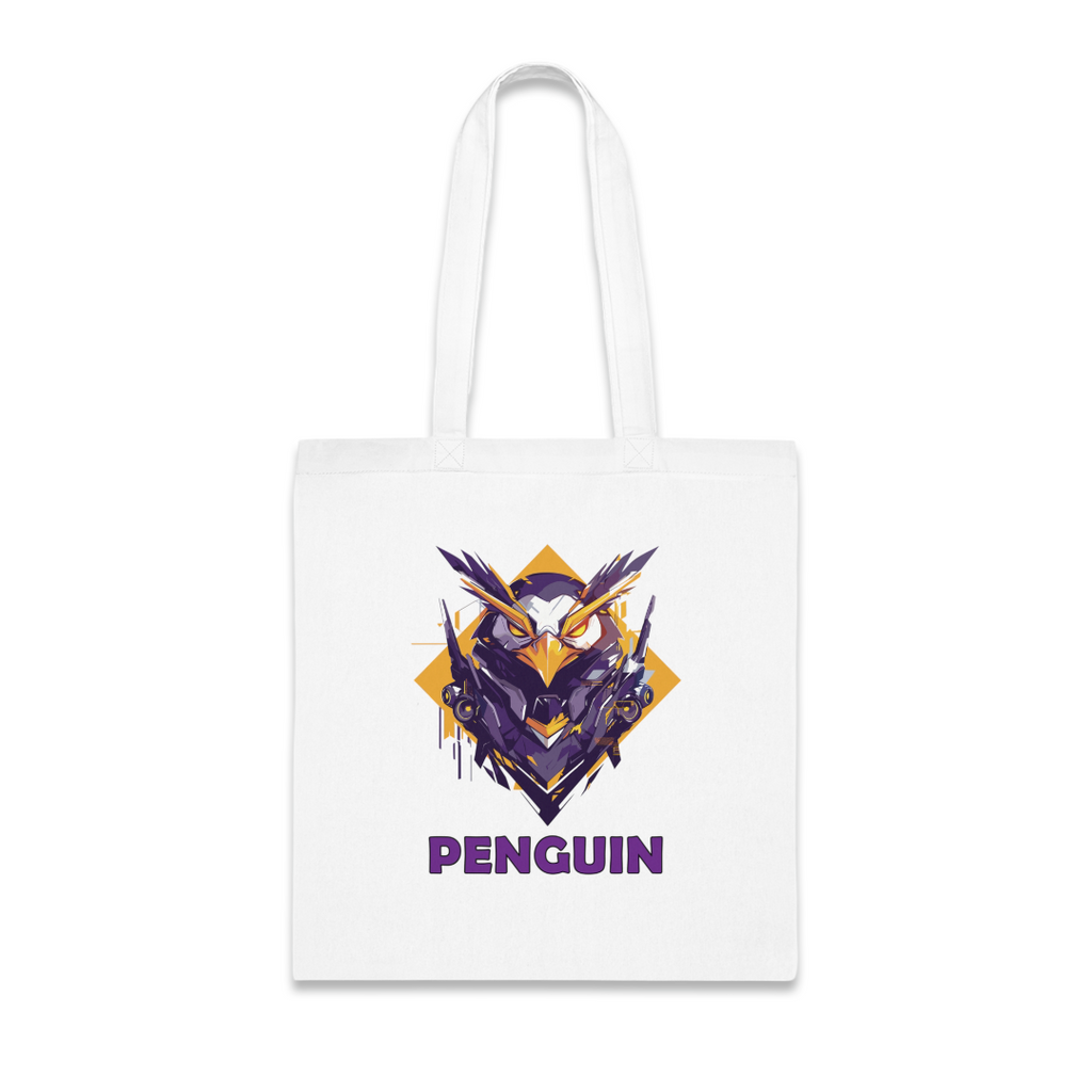 100%纯棉帆布手提袋 | Mascot-Penguin-014