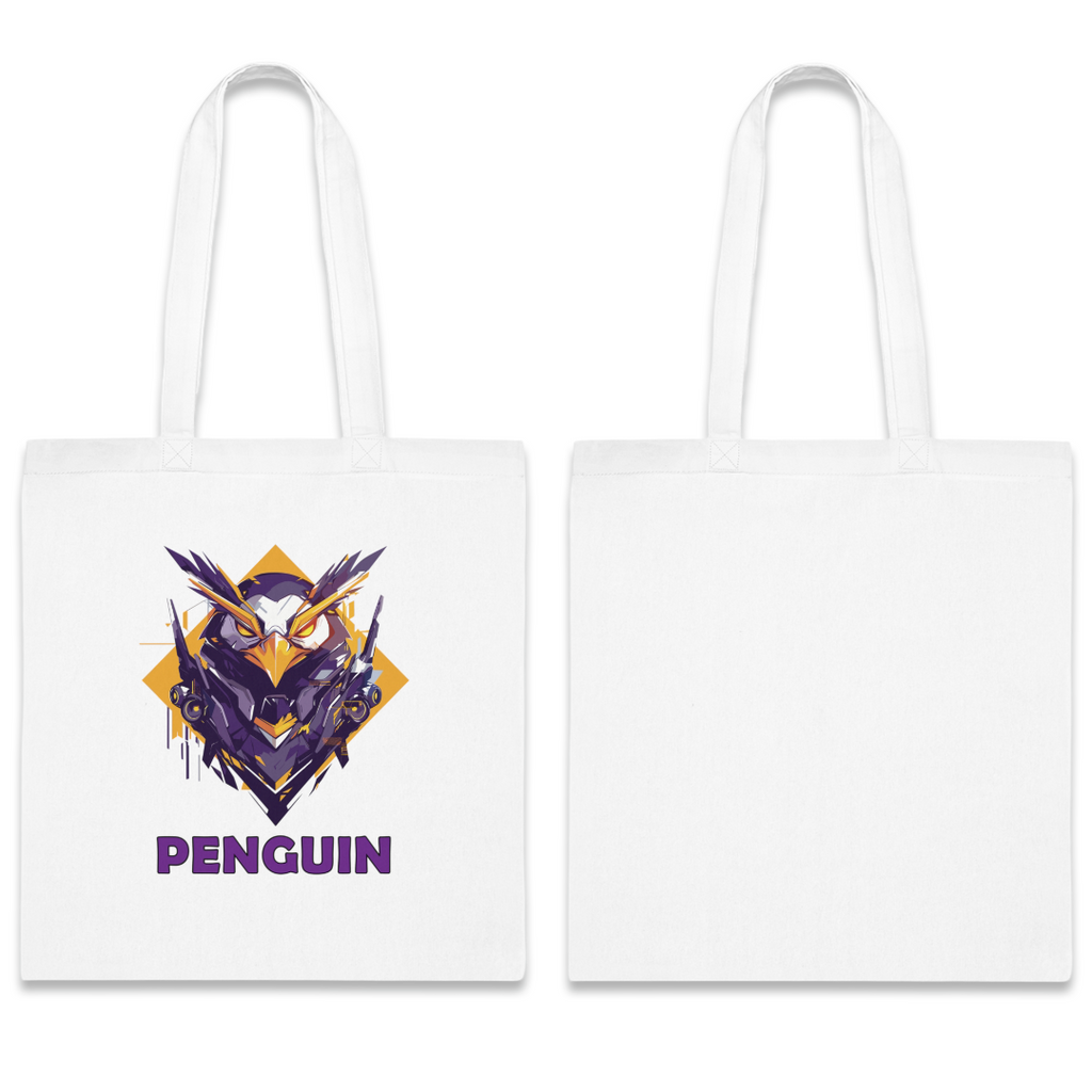 100%纯棉帆布手提袋 | Mascot-Penguin-014
