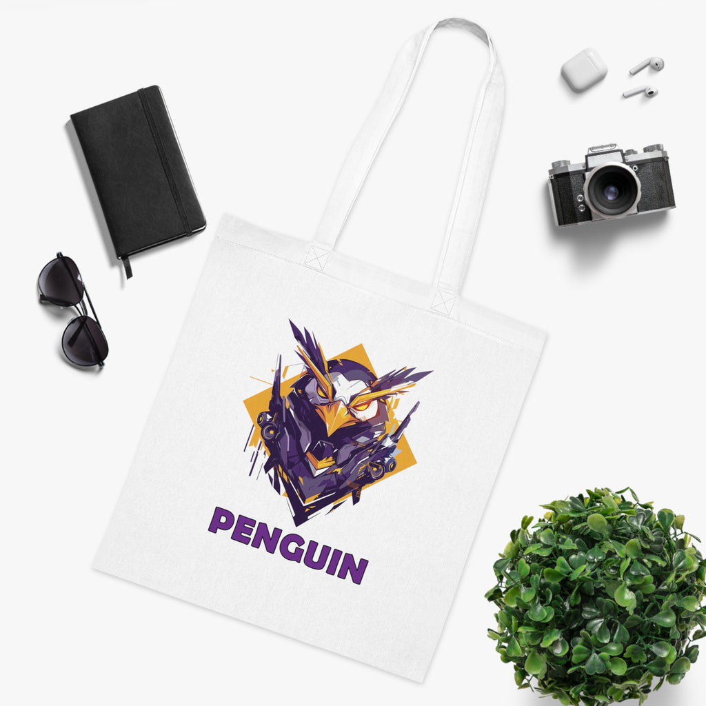 100%纯棉帆布手提袋 | Mascot-Penguin-014