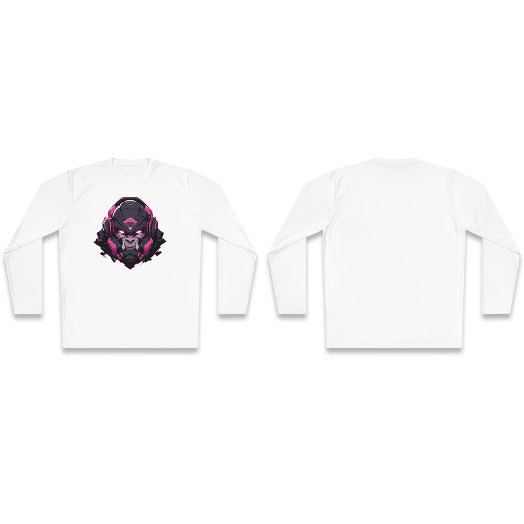 100%纯棉长袖T恤 | Mascot-Ape-001 