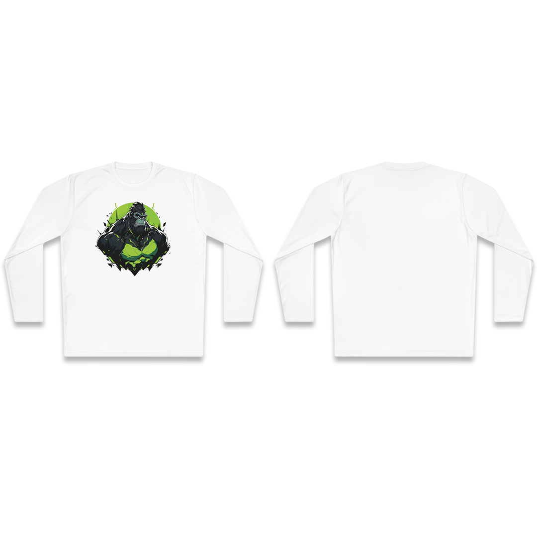 100% Cotton Long Sleeve Tee | Mascot-Ape-006