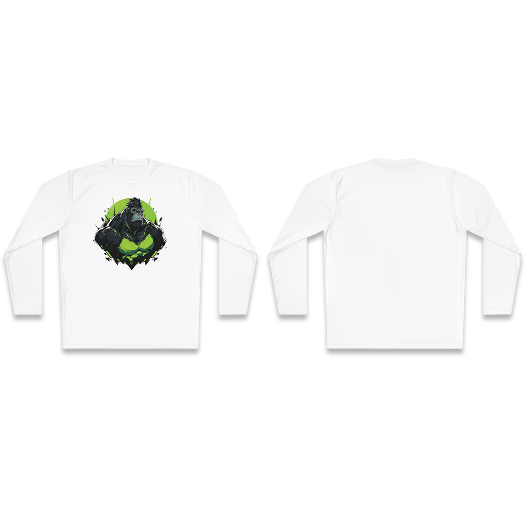100%纯棉长袖T恤 | Mascot-Ape-006 