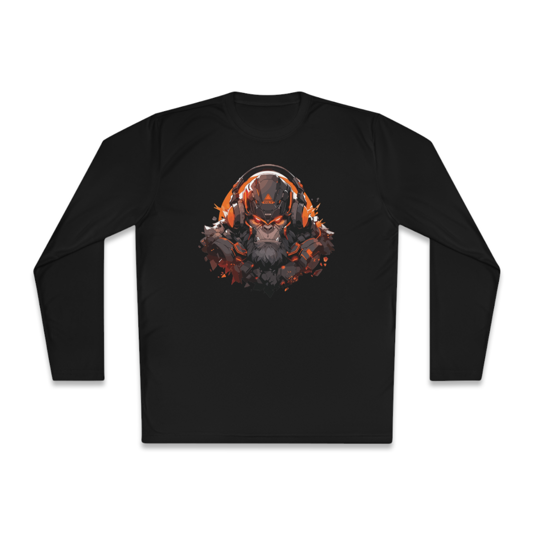 100%纯棉长袖T恤 | Mascot-Ape-007 