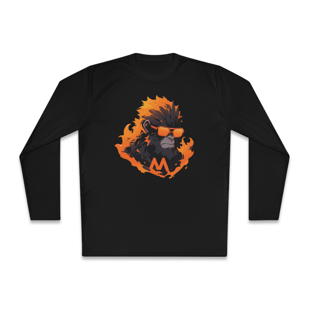 100%纯棉长袖T恤 | Mascot-Ape-008 