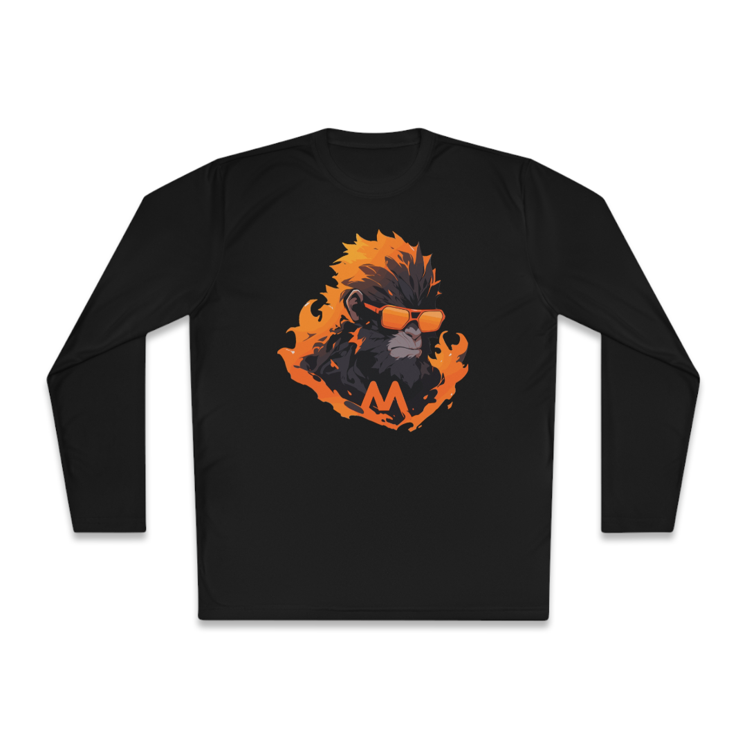 100%纯棉长袖T恤 | Mascot-Ape-008 
