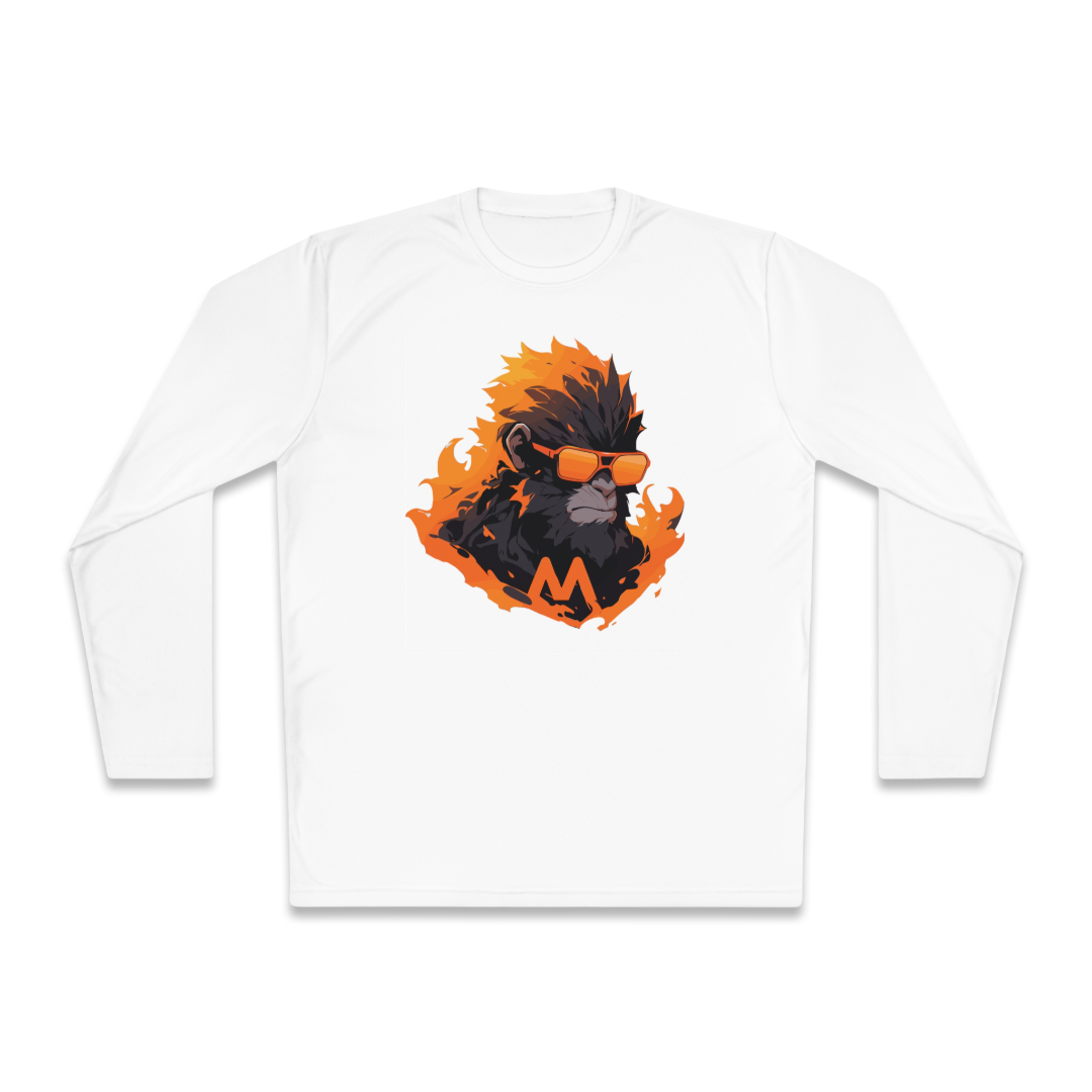 100%纯棉长袖T恤 | Mascot-Ape-008 