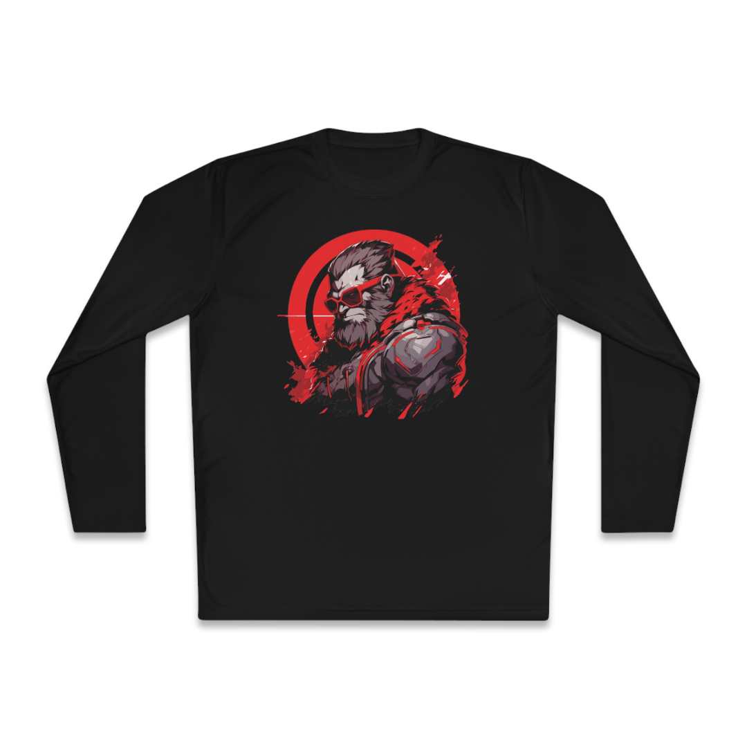 100%纯棉长袖T恤 | Mascot-Ape-009 