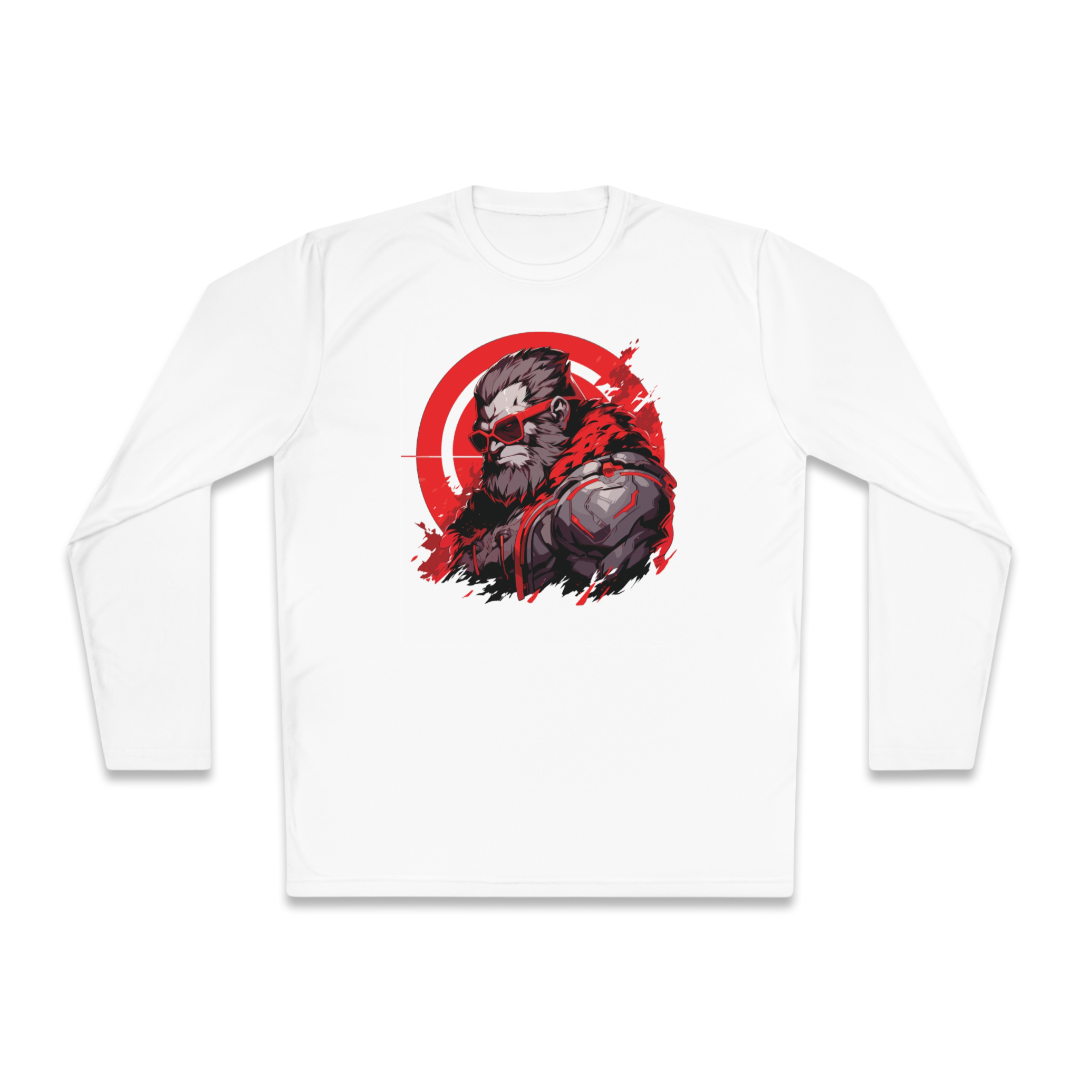 100%纯棉长袖T恤 | Mascot-Ape-009 