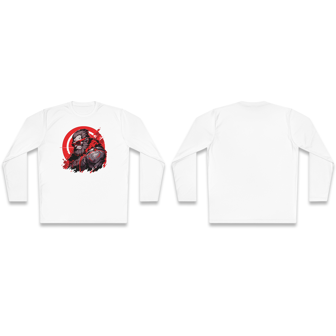 100% Cotton Long Sleeve Tee | Mascot-Ape-009