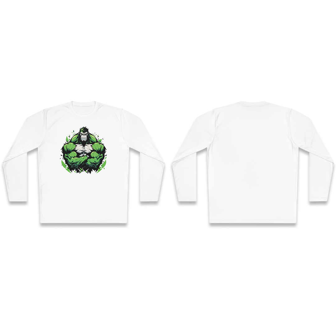 100% Cotton Long Sleeve Tee | Mascot-Ape-011