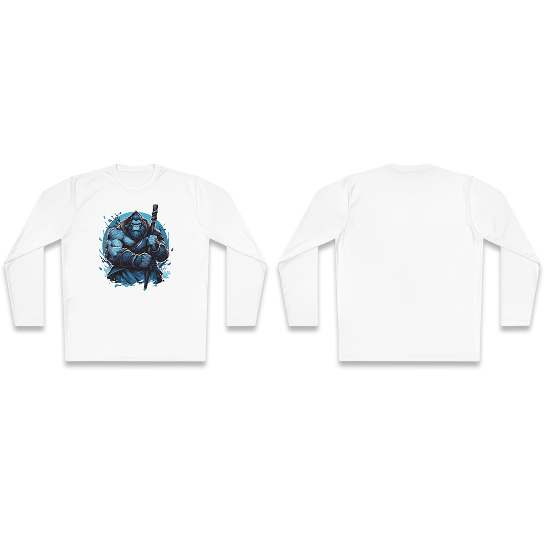 100%纯棉长袖T恤 | Mascot-Ape-013 