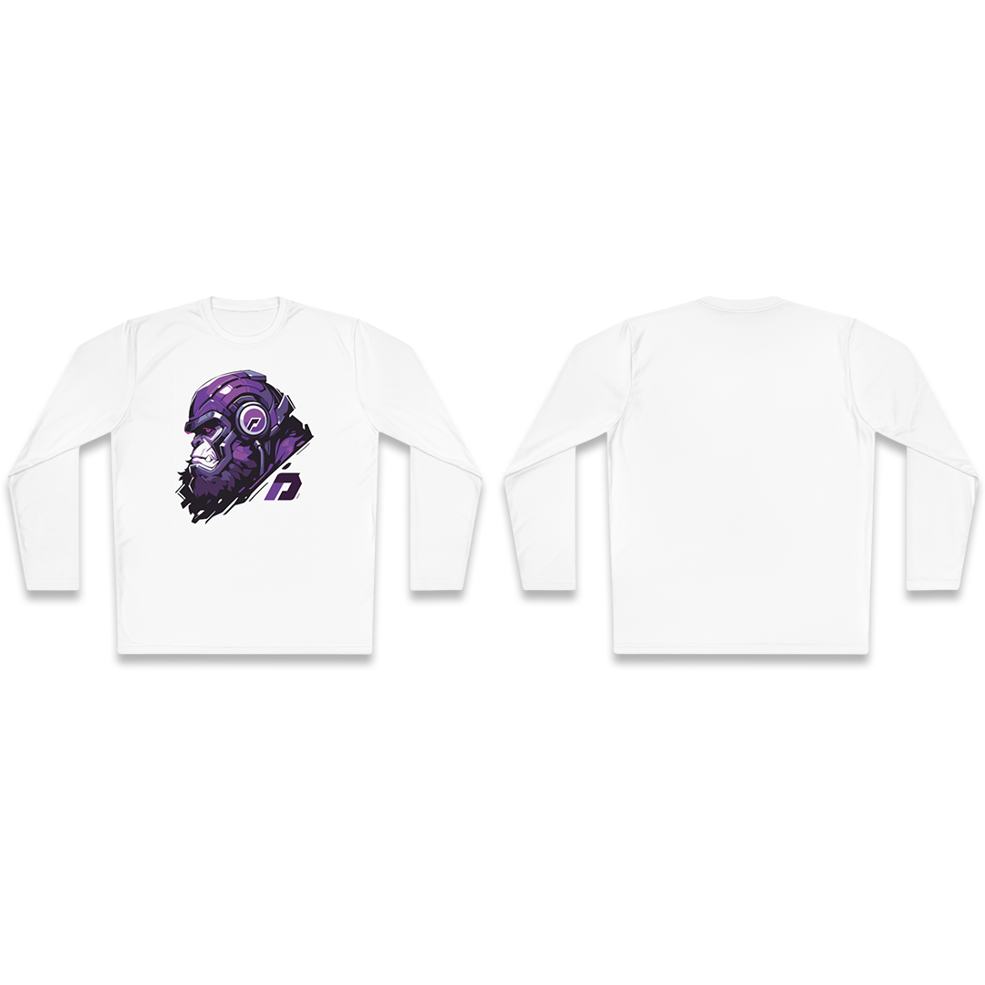 100%纯棉长袖T恤 | Mascot-Ape-015 