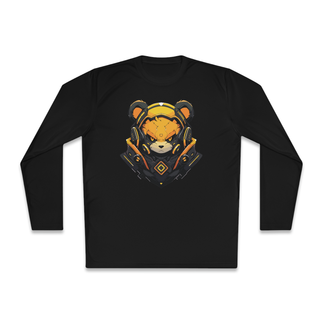 100% Cotton Long Sleeve Tee | Mascot-Bear-003