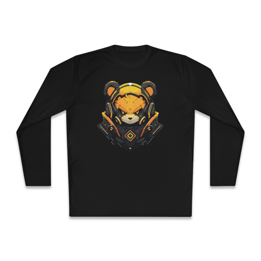 100% Cotton Long Sleeve Tee | Mascot-Bear-003