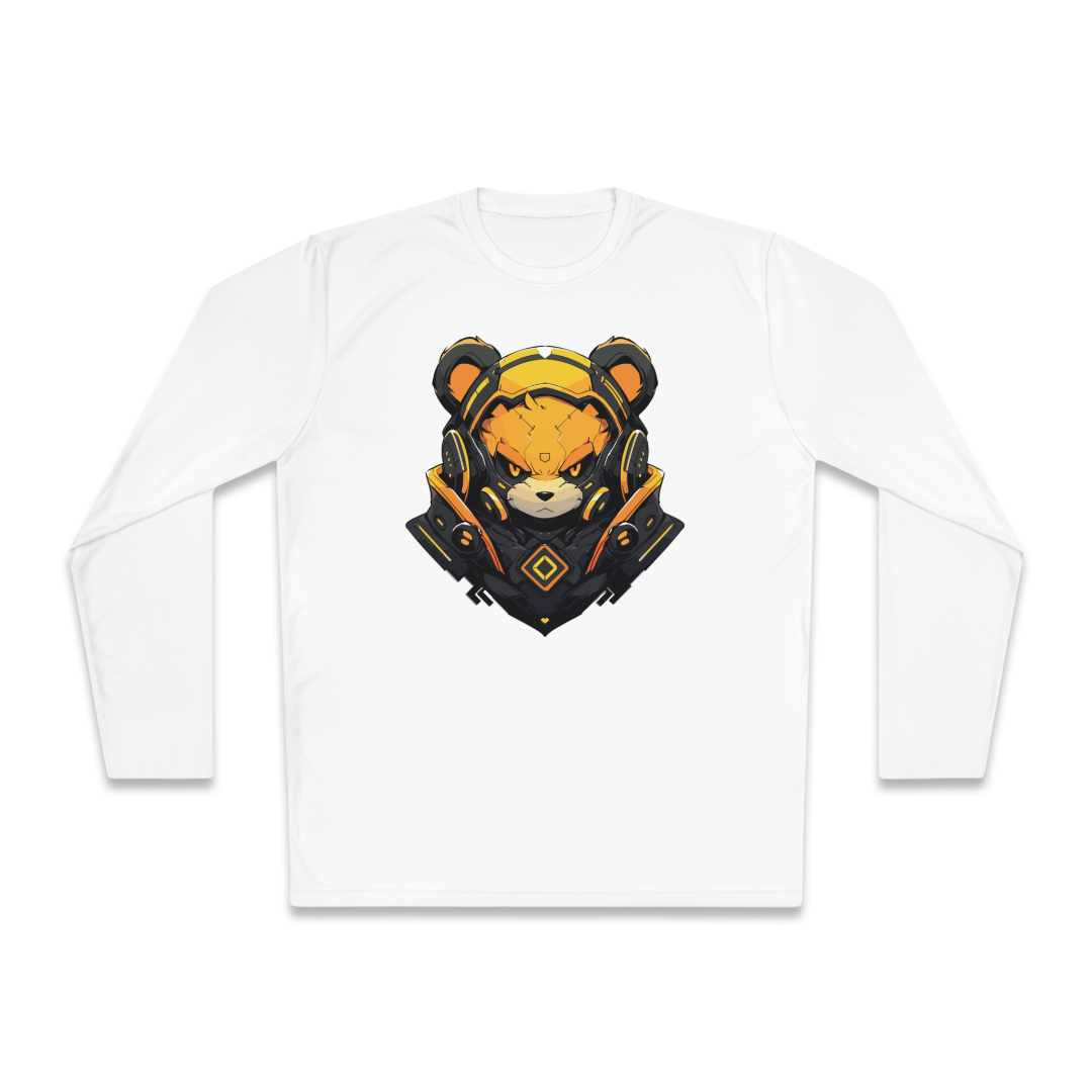 100% Cotton Long Sleeve Tee | Mascot-Bear-003