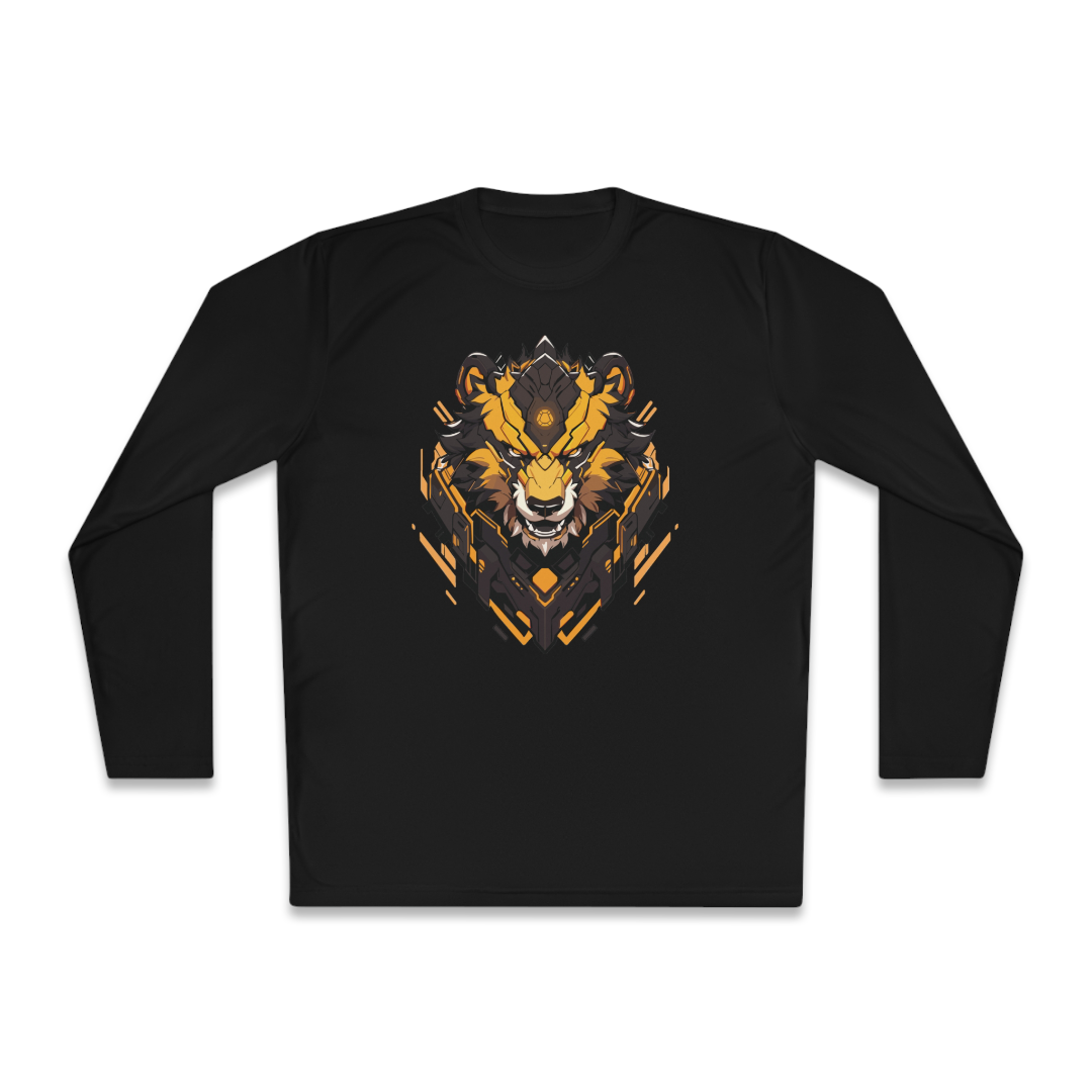 100% Cotton Long Sleeve Tee | Mascot-Bear-004