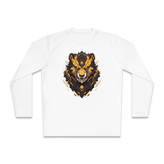 100% Cotton Long Sleeve Tee | Mascot-Bear-004