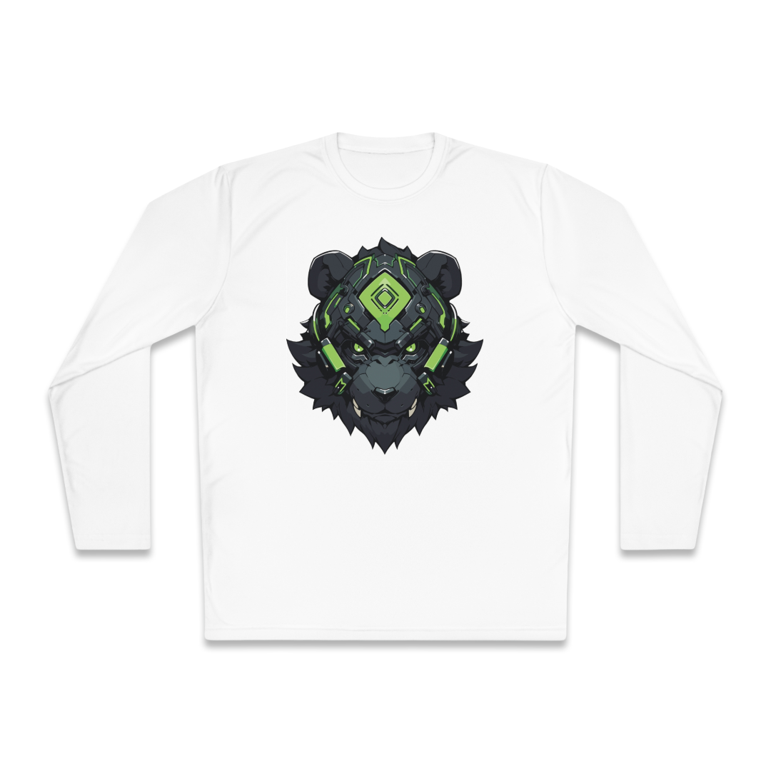 100% Cotton Long Sleeve Tee | Mascot-Bear-006