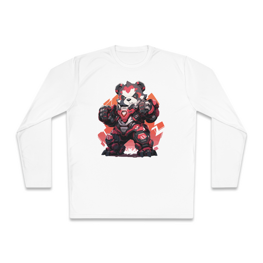 100% Cotton Long Sleeve Tee | Mascot-Bear-008