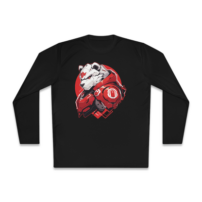 100% Cotton Long Sleeve Tee | Mascot-Bear-009