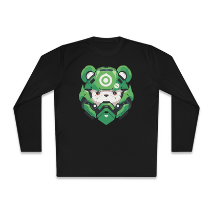 100% Cotton Long Sleeve Tee | Mascot-Bear-011