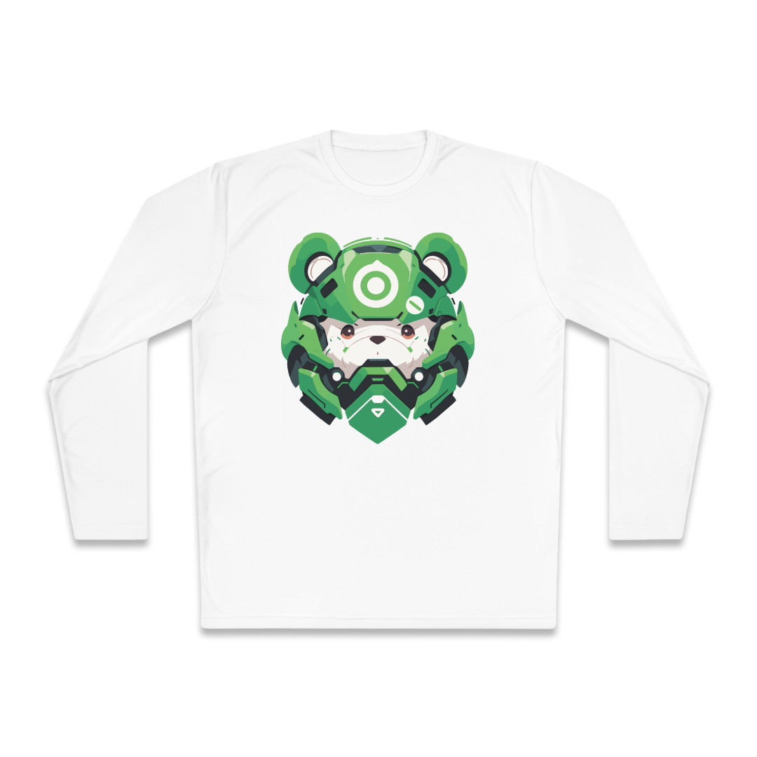 100% Cotton Long Sleeve Tee | Mascot-Bear-011