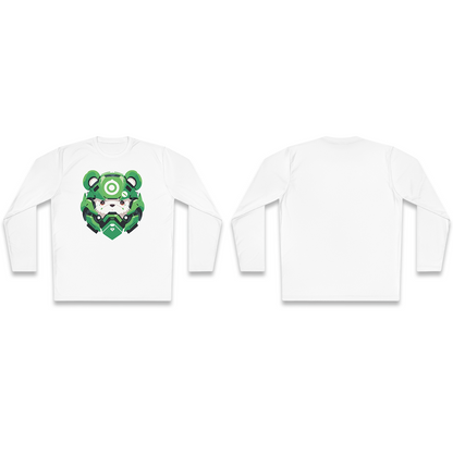 100% Cotton Long Sleeve Tee | Mascot-Bear-011