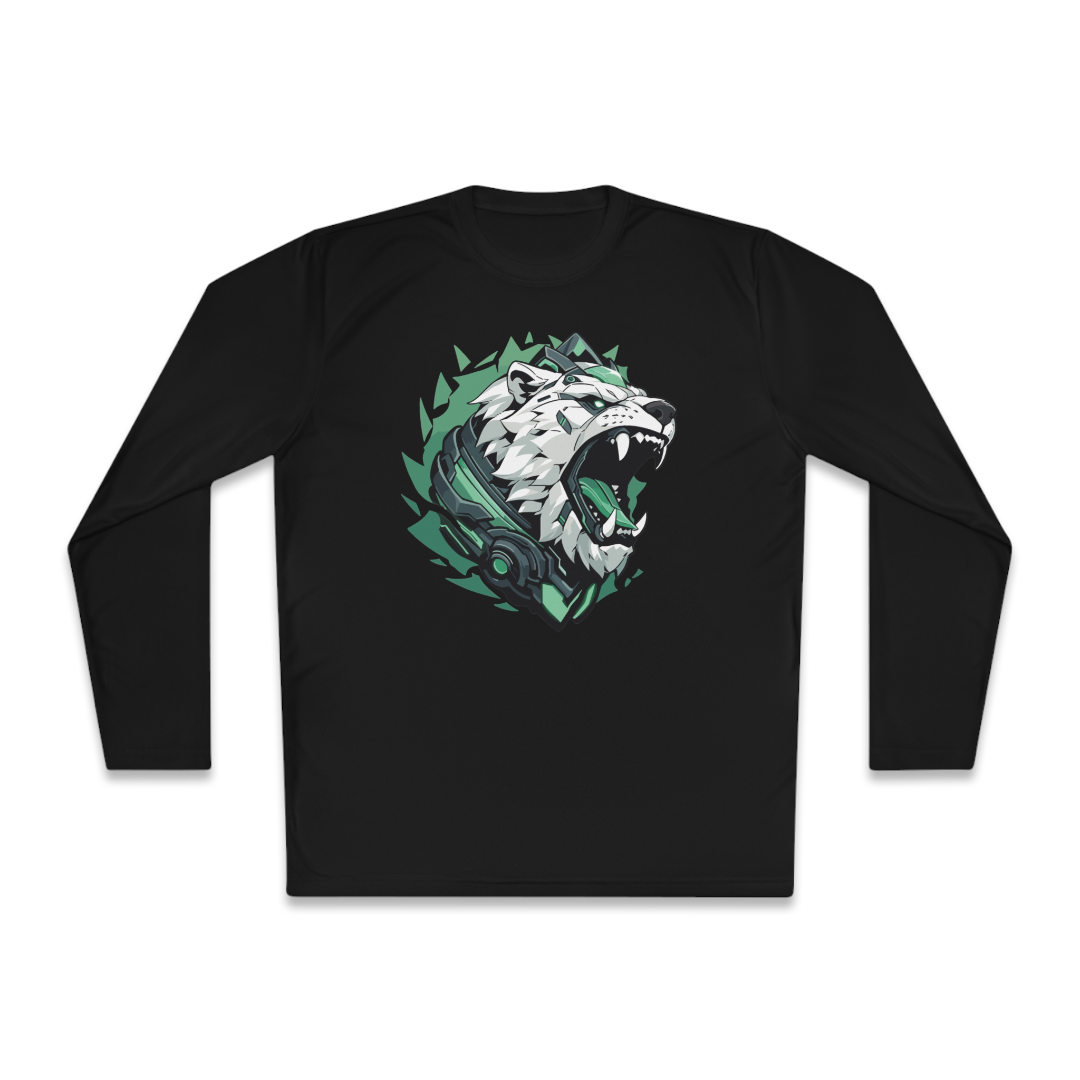 100% Cotton Long Sleeve Tee | Mascot-Bear-012