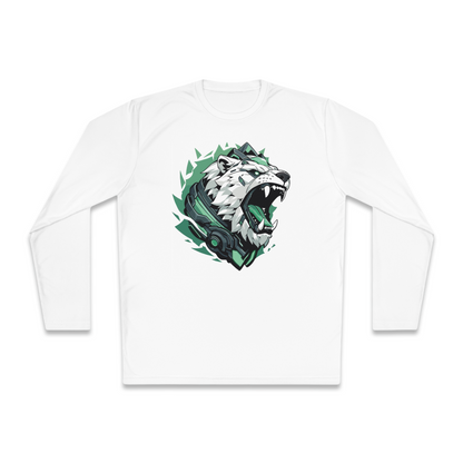 100% Cotton Long Sleeve Tee | Mascot-Bear-012