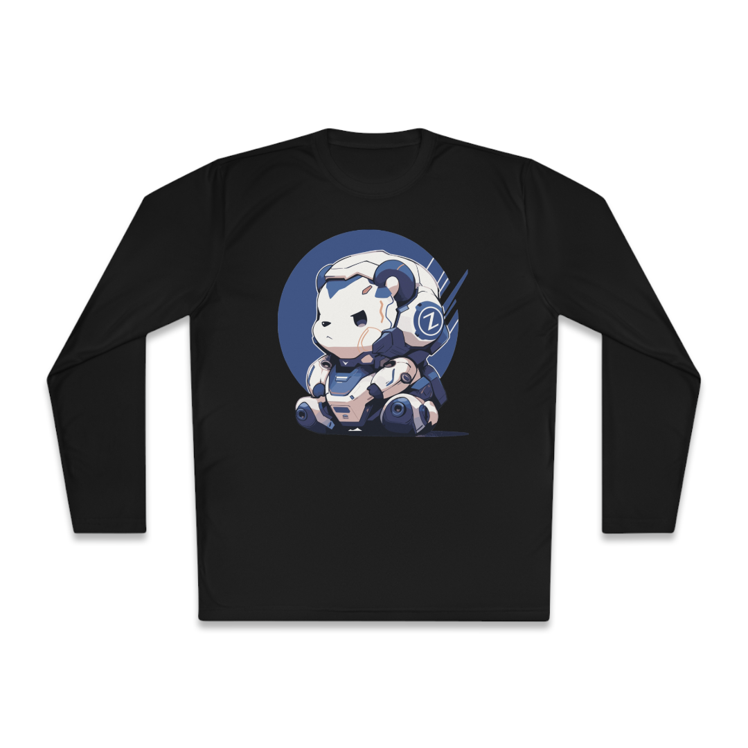 100% Cotton Long Sleeve Tee | Mascot-Bear-013