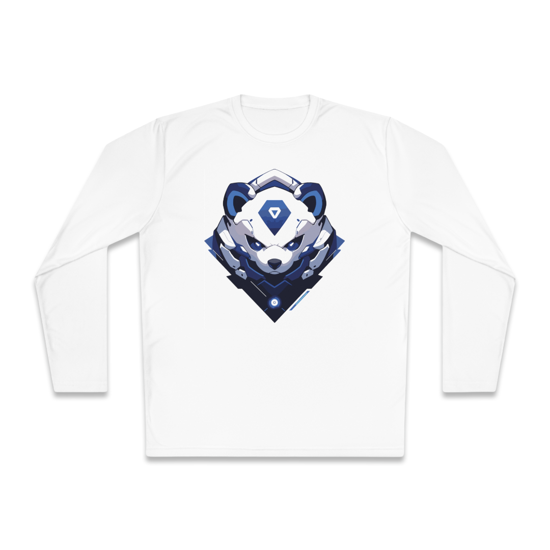 100% Cotton Long Sleeve Tee | Mascot-Bear-014