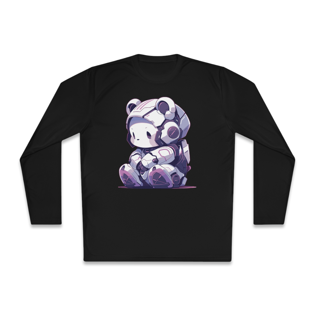 100% Cotton Long Sleeve Tee | Mascot-Bear-016