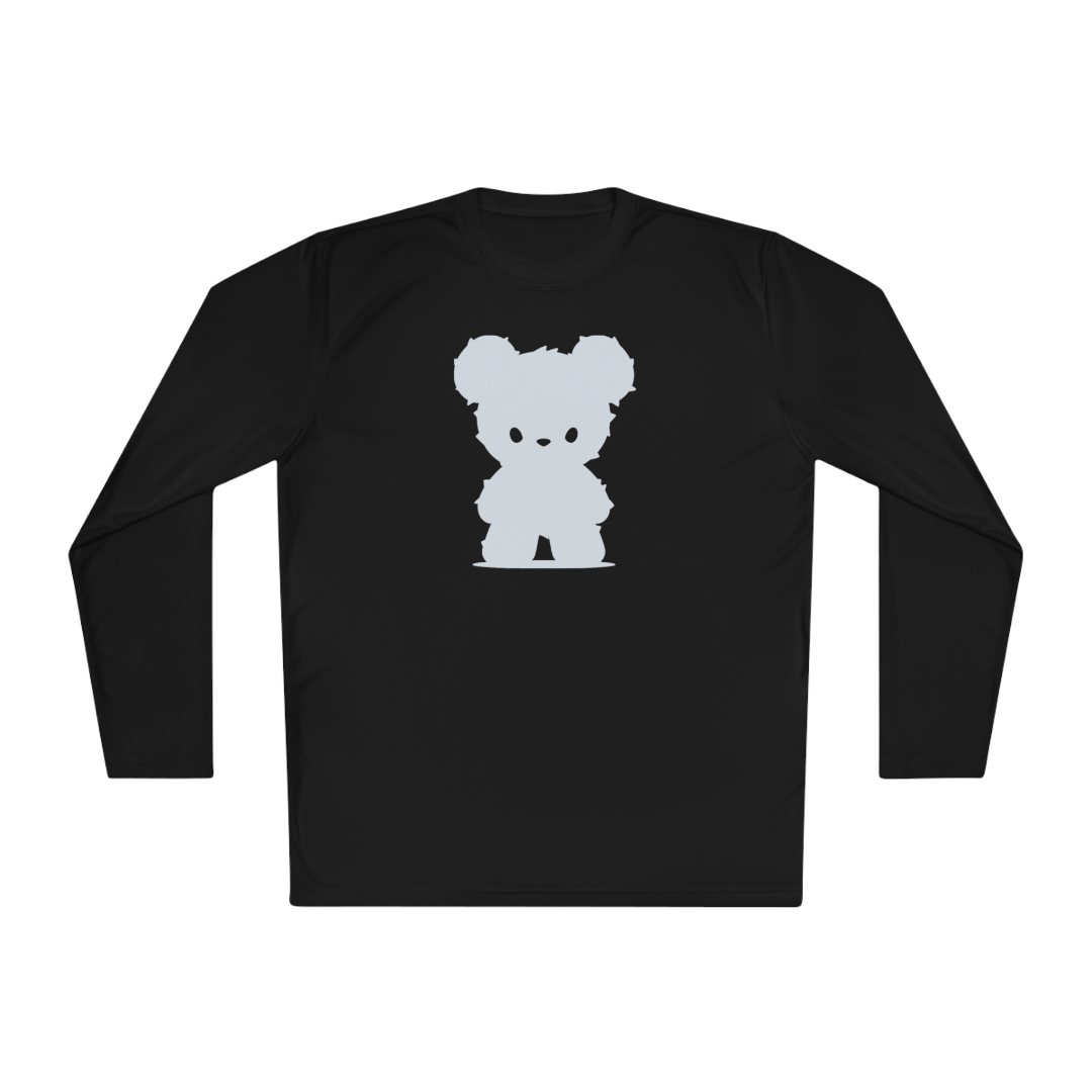 100% Cotton Long Sleeve Tee | Minimalism-Bear-001