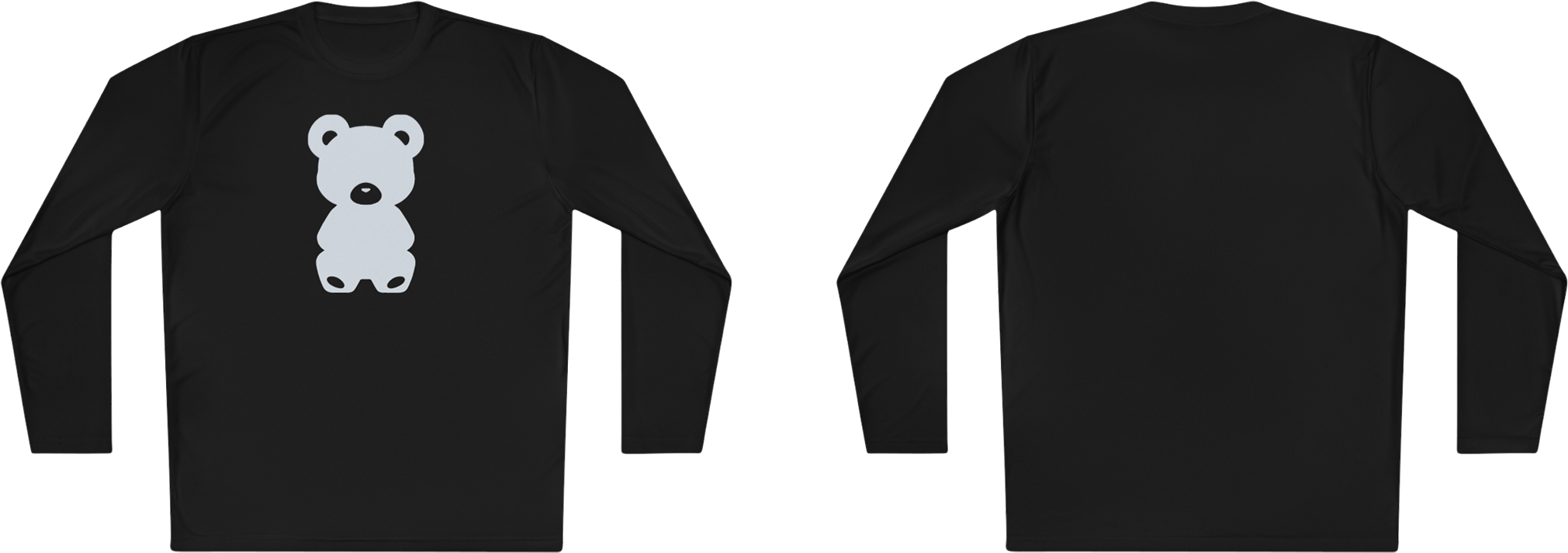 100%纯棉长袖T恤 | Minimalism-Bear-002 
