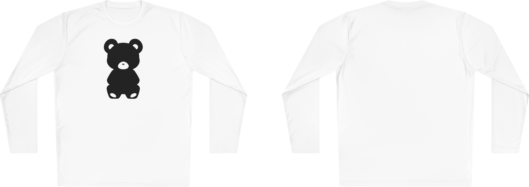 100%纯棉长袖T恤 | Minimalism-Bear-002 