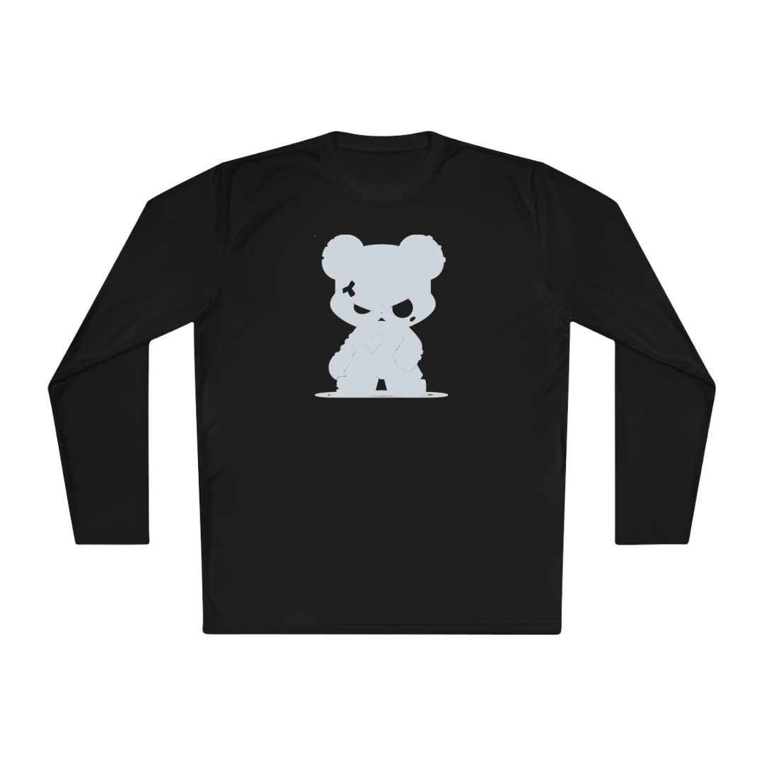 100% Cotton Long Sleeve Tee | Minimalism-Bear-003