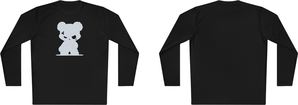 100% Cotton Long Sleeve Tee | Minimalism-Bear-003