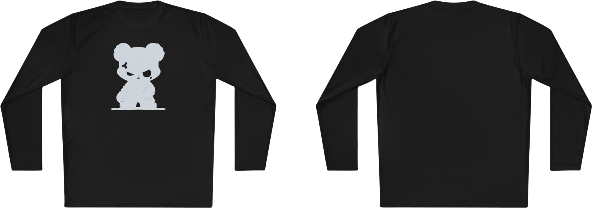 100%纯棉长袖T恤 | Minimalism-Bear-003
