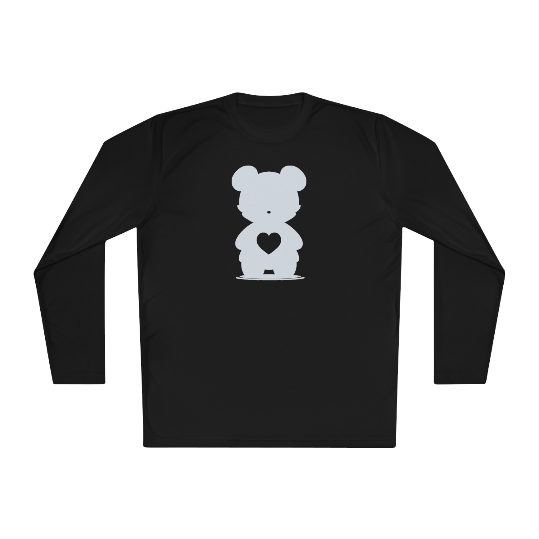 100% Cotton Long Sleeve Tee | Minimalism-Bear-004