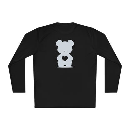 100% Cotton Long Sleeve Tee | Minimalism-Bear-004