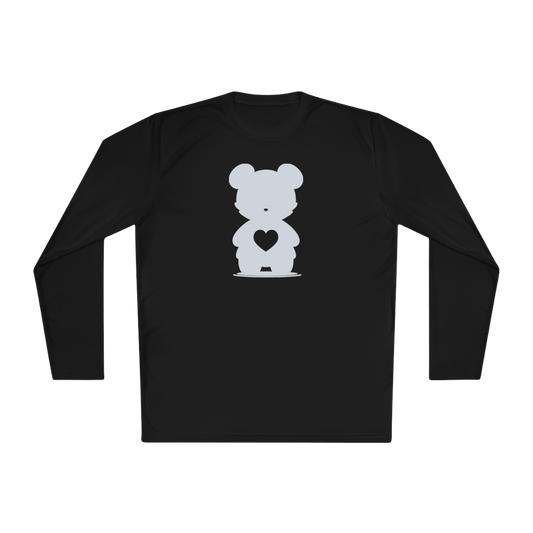 100% Cotton Long Sleeve Tee | Minimalism-Bear-004