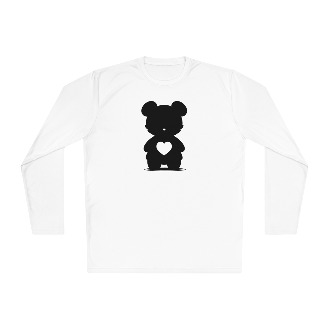 100% Cotton Long Sleeve Tee | Minimalism-Bear-004