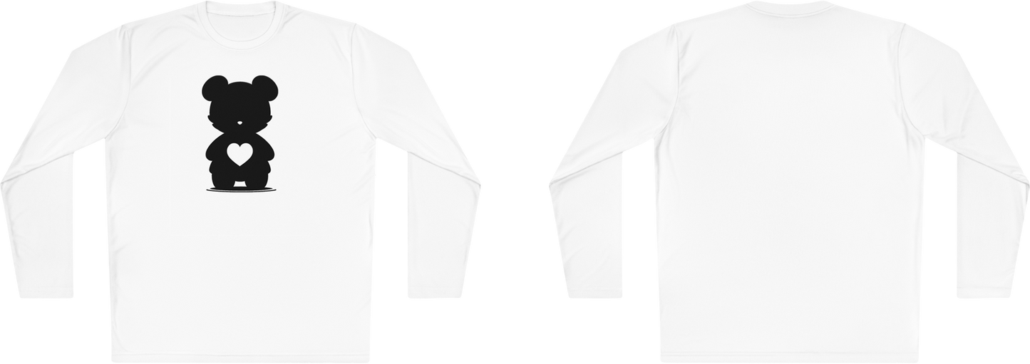 100% Cotton Long Sleeve Tee | Minimalism-Bear-004